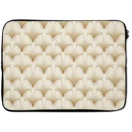 Waaier - Motief -  Goud laptophoes neopreen klein 279 -zkaufland3dotto
