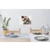 Kokosnoten - Bruin - Shaduw Muursticker klein -eettafel
