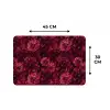 Dahlias - Bloemen - Rood Placemat vinyl groot 368 -specs