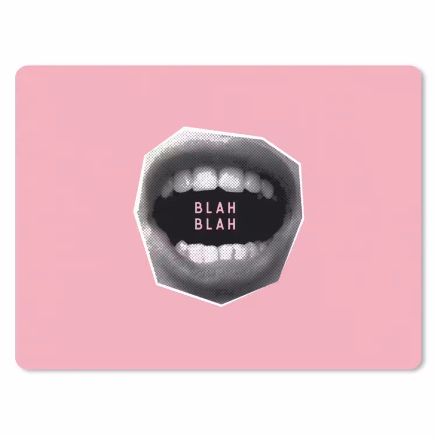 Muismat - Mond - BLAH BLAH - Roze