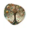 Levensboom - Boom - Abstract - Modern Wandcirkel Organisch Forex 3mm klein -3d