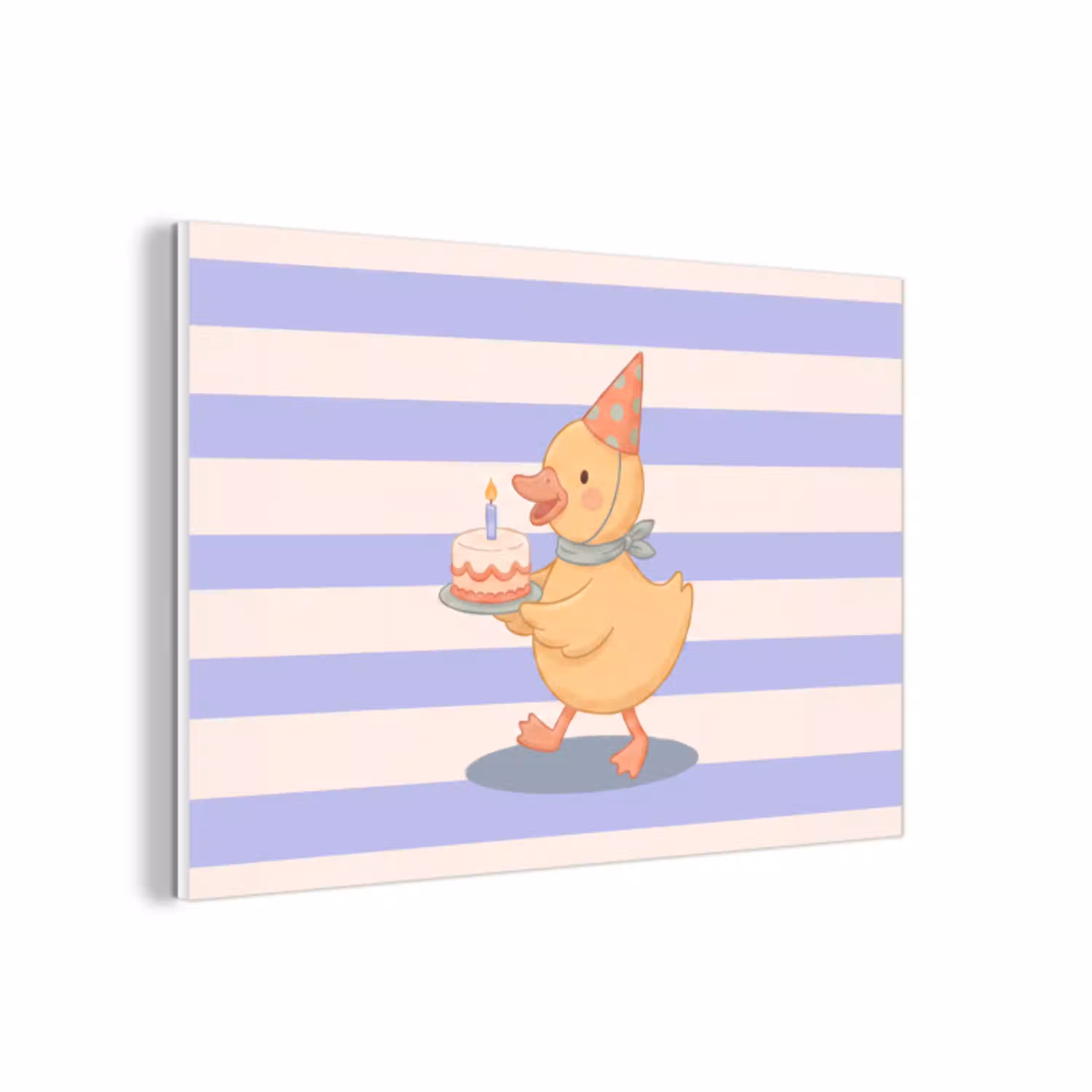 Vogel - Feest - Taart - Kinder - Illustratie forex 5mm xxl -3d