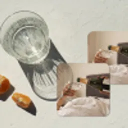 Champagne - Bed - Bubbels onderzetter kurk middel -sfeer4