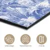 Tropisch - Jungle - Blauw aluminium wit klein -closeup_NL