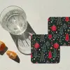Illustratie - Kerst - Sterren - Groen onderzetter kurk middel 366 -sfeer4