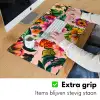 Bloemen - Kleurrijk - Roze Muismat XXL klein -sfeer3