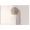 Minimalistisch - Cirkel - Lichtgrijs poster papier klein -3d