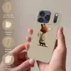 Vos - Gele bloemen - Minimalistisch Telefoonhoesje iPhone 17 Pro klein -sfeer3_NL