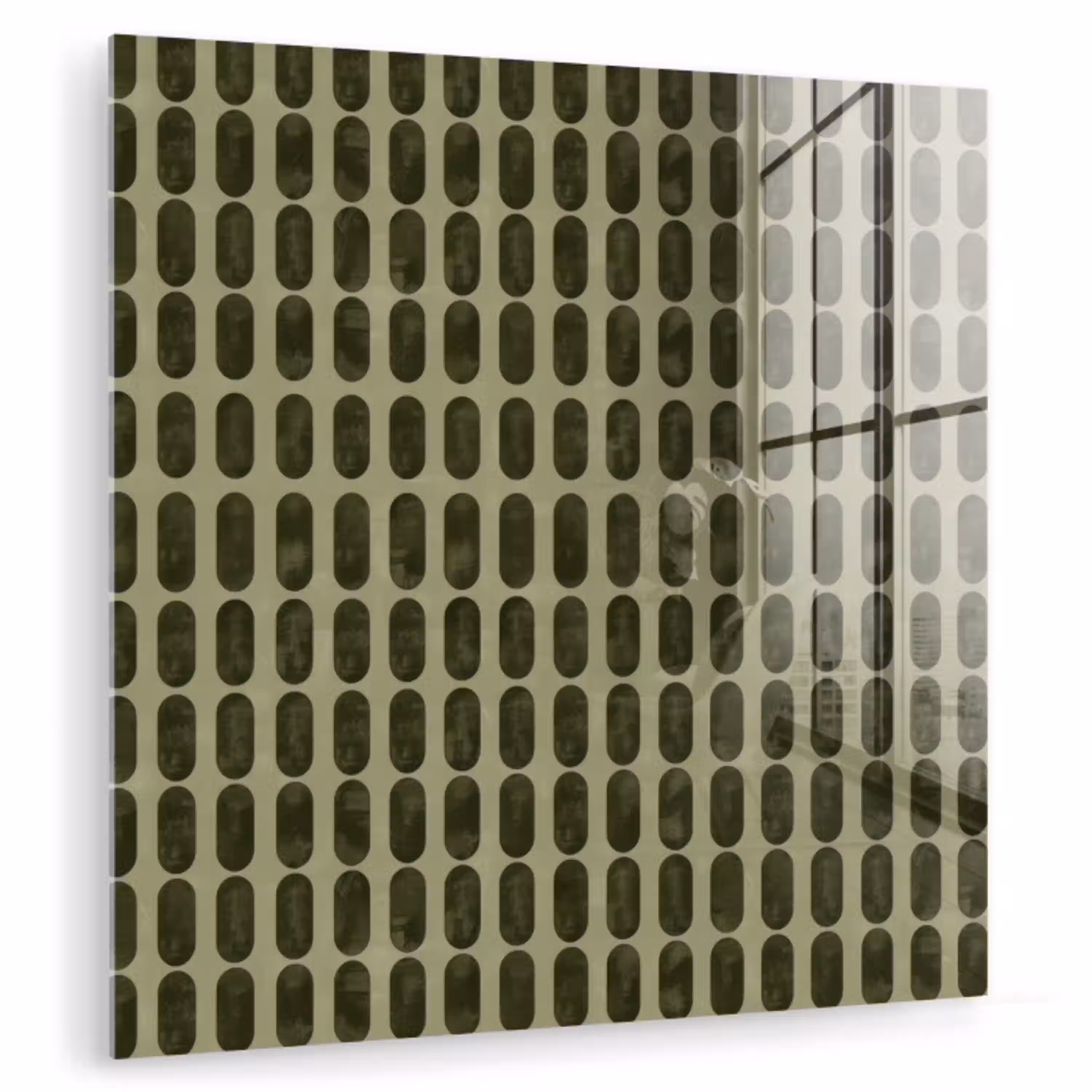 Ritmisch - Effect - Groen plexiglas 5mm klein 11 -zzzproduct_nieuw