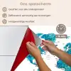 Wereldkaart - Blauw - Kleurrijk keuken achterwand spatscherm klein -spatscherm_NL