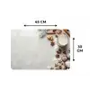 Kruiden - Winter - Melk - Beton Placemat vinyl groot -specs