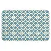 Patroon - Symmetrisch - Blauw WCmat klein 1009 -3d