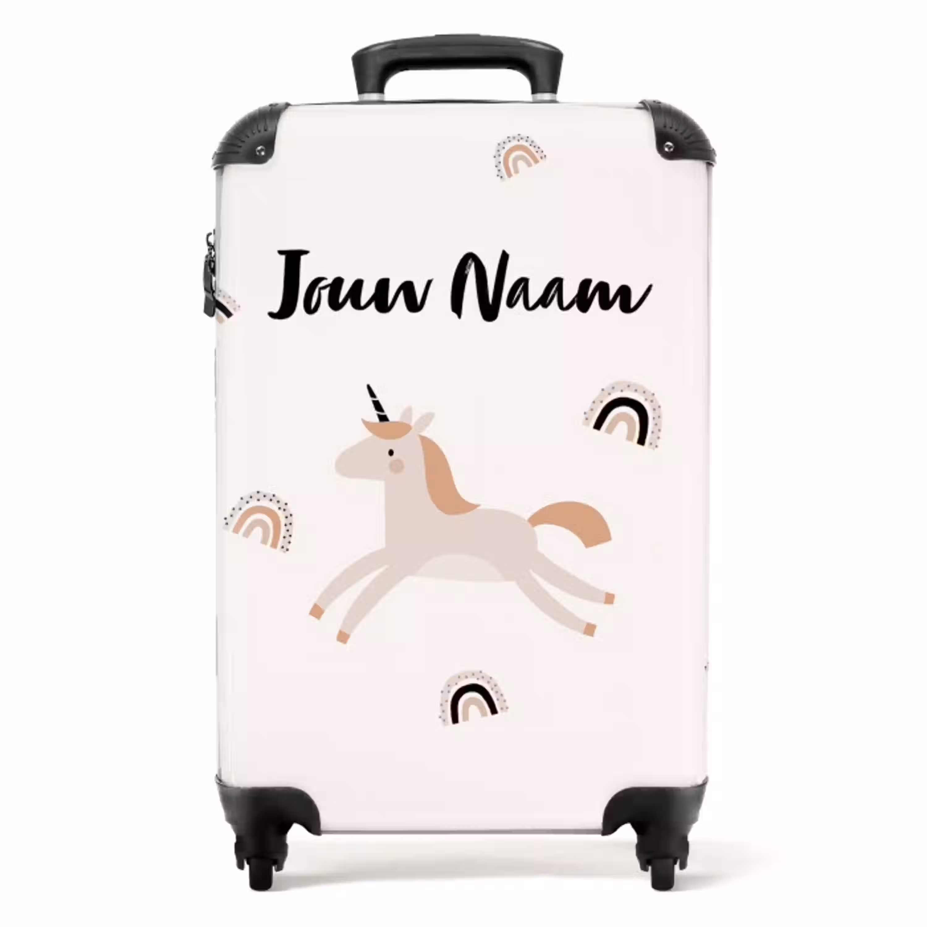 Eenhoorn Dromen NBS - Handbagage koffer - Kinderen Unisex middel -productfoto_recht