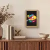 Graffiti - Sport - Tafeltennis - Verf Light Box met kabel (Tafellamp) klein -sfeer2