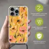 Bloemen - Geschilderd - Geel Hoesje iPhone 16 Pro Max met koord klein -sfeer2_NL