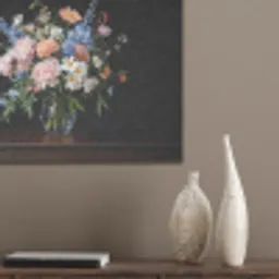 Pastel - Bloemen - Glazen - Vaas PET vilt klein -sfeer6_closeup