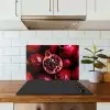 Granaatappel - Rood - Fruit keuken achterwand spatscherm klein -sfeer2