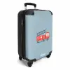 Brandweerauto blauwe achtergrond Koffer - NBS - Handbagage middel -productfoto_3d