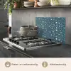 Terrazzo -  Patroon - Kleurrijk - Diep blauw keuken achterwand spatscherm klein 900 -usp_NL