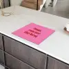 Moeder - Boodschap -Roze Inductie beschermer vinyl 3mm middel -sfeer8
