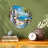 Landschap - Bloemen - Natuur - Zomer Wandcirkel Organisch Forex 3mm klein -sfeer2