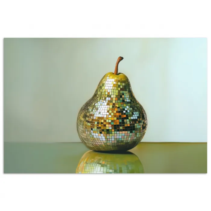 Fruit - Disco - Art - Glitter poster papier klein -3d