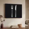 Bestek - Klassiek - Elegant Textielframe zwart klein -sfeer3