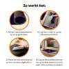 Vrouw - Paars - Druiven Inductie beschermer vinyl 3mm klein -zzzzzzz-td-werking