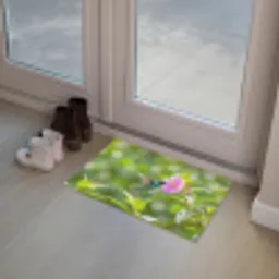 Kolibrie - Bloem - Natuur - Groen Deurmat klein -sfeer3