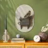 Het puttertje - Carel Fabritius Wandcirkel Ovaal Forex klein -sfeer2