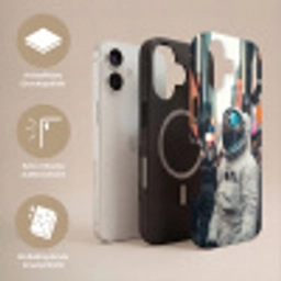 Stad - Mensen - Astronaut - Wit Toughcase MagSafe Apple iPhone 17 klein -USP_Lagen_DE