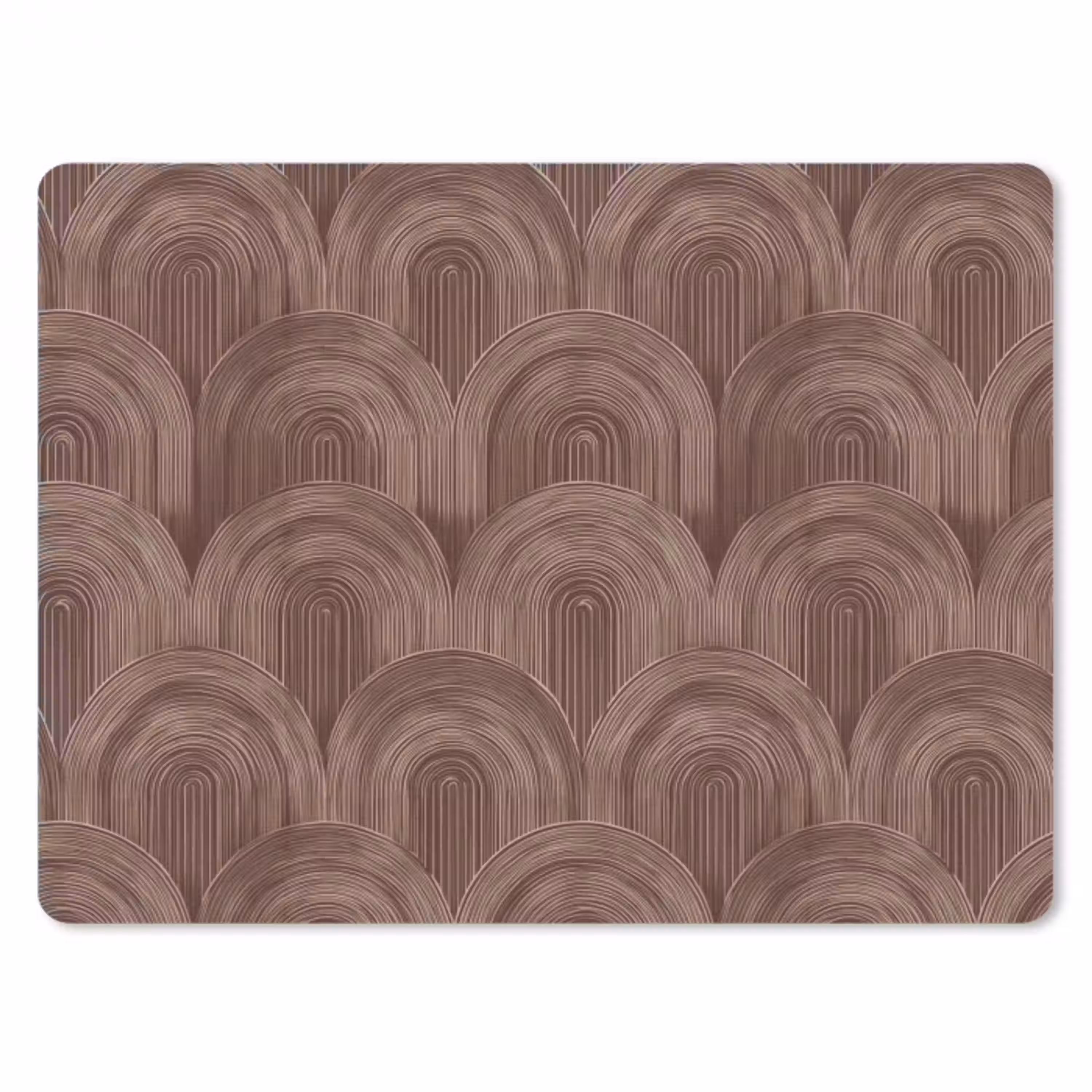 Ritmisch - Effect - Bruin muismat rubber klein 262 -3d