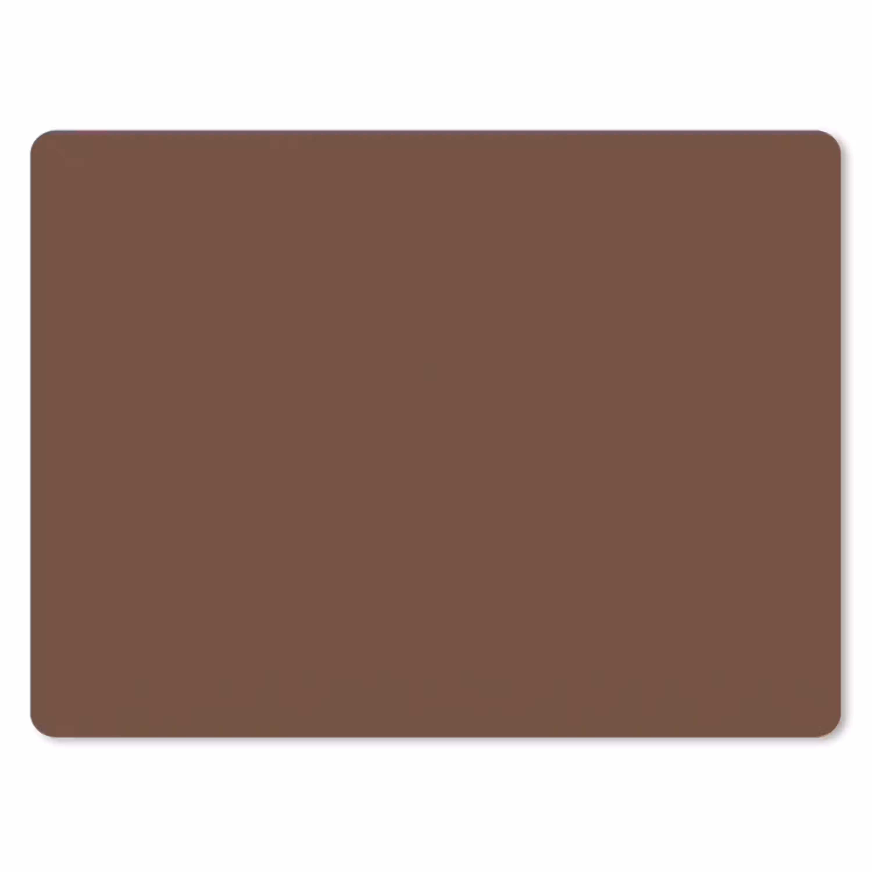 Deep - Clay - Brown - Bruin muismat rubber klein 262 -3d