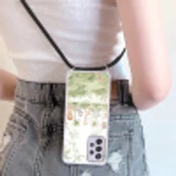 Dieren - Jungle - Pastel Hoesje Samsung Galaxy A52 5G met koord klein -sfeer5