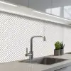 Grafisch - Patroon - Modern - Schuin keuken achterwand 2 middel 871 -3d_schuin