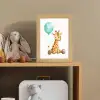 Giraf - Baby - Dieren - Blauwe ballon Light Box met kabel klein -sfeer2_kind