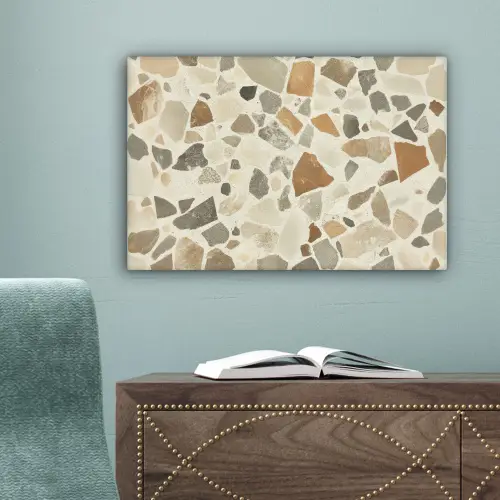 Stenen - Terrazzo - Decoratie - Tegels canvas 2cm klein -sfeer4