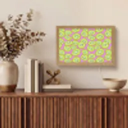 Kiwi - Speels - Groen Light Box met kabel (Tafellamp) klein 924 -sfeer2