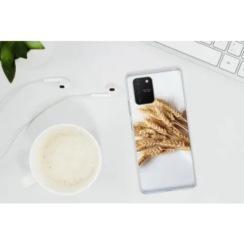 Graan - Geel - Wit - Natuur - Stilleven Telefoonhoesje Samsung Galaxy S10 Lite klein -oordopS10Lite