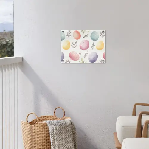 Eieren - Kleurrijk - Patroon tuinposter los doek klein -sfeer8