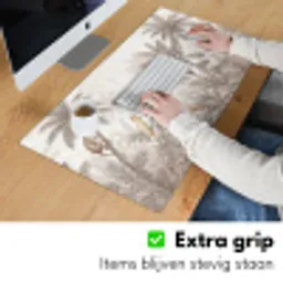 Jungle - Dieren - Palmbomen Muismat XXL klein -sfeer3
