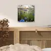Bloemen - Zomer - Korenbloem - Blauw - Zon - Wolken plexiglas 5mm klein -sfeer4