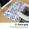 Sierborden - Bloemen - Blauw Muismat XXL klein 681 -sfeer3