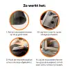Kinderen der zee - Schilderij van Jozef Israëls Inductie beschermer vinyl 3mm klein -zzzzzzz-td-werking