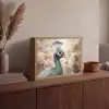 Pauw - Vogels - Bloemen - Boom - Botanisch Light Box met batterij (Wandlamp) middel -sfeer2