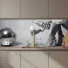 Feestelijk - Champagne - Discobal keuken achterwand 2 middel zz_3dshopping