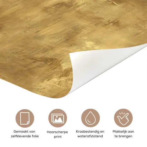 Industrieel - Textuur - Goud deurposter klein 289 -closeup_NL
