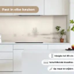 Boom - Mist - Sneeuw - Winter - Minimalistisch keuken achterwand 2 middel -sfeer4_NL