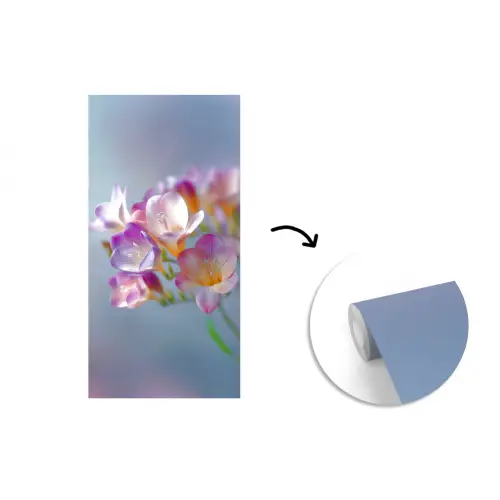 Bloemen - Paars - Overloop - Meeldraden fotobehang vinyl groot -3d