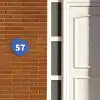 Kobaltblauw - Traditioneel Naambord Organisch middel -sfeer3